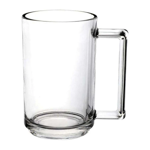 Caneca de vidro berlin 330ml transparente fratelli