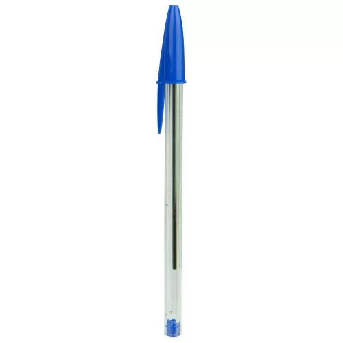 Caneta esferográfica cristal 1,0mm com 50 unidades azul Bic