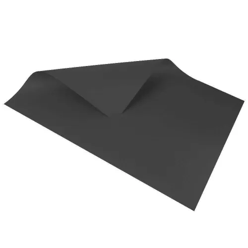 Cartolina dupla face preto 48x66cm blister