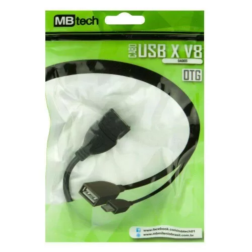 Cabo usb OTG para V8 MB71055 Mbtech