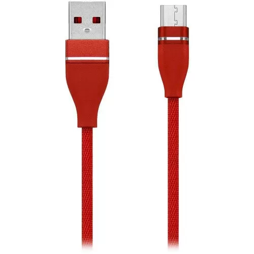 Cabo usb V8 para celular com cordão de nylon com 01 metro turbo Mbtech