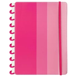 Caderno agenda inteligente A4 com 80 folhas liso e glitter