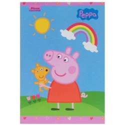 Caderno capa cartão brochura 96 folhas peppa Foroni