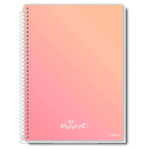 Caderno capa dura 10 matérias 160 folhas By Magnetic Credeal