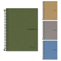 Caderno capa dura 01x01 com 80 folhas unissex Cozy Cadersil