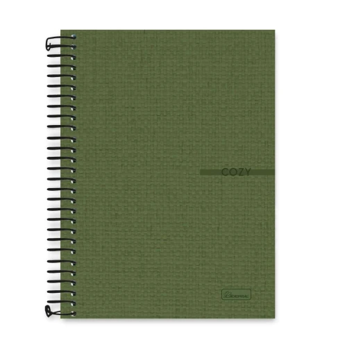 Caderno capa dura 10x1 com 160 folhas unissex Cozy Cadersil