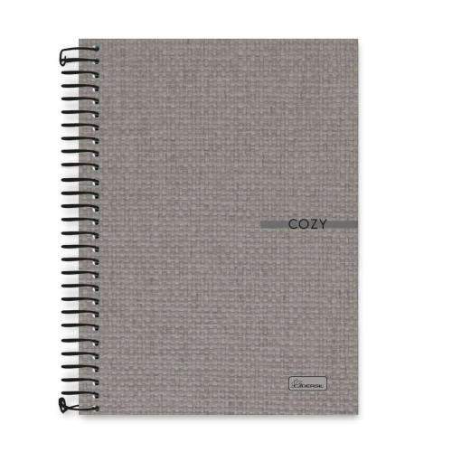 Caderno capa dura 10x1 com 160 folhas unissex Cozy Cadersil