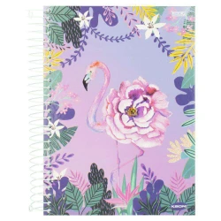 Caderno capa dura 20x1 400 folhas feminino sortido Kbom São Domingos