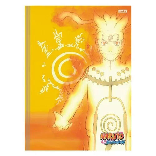 Caderno capa dura brochura pequeno 80 folhas Naruto São Domingos