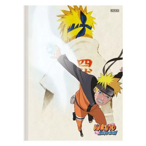 Caderno capa dura brochura pequeno 80 folhas Naruto São Domingos