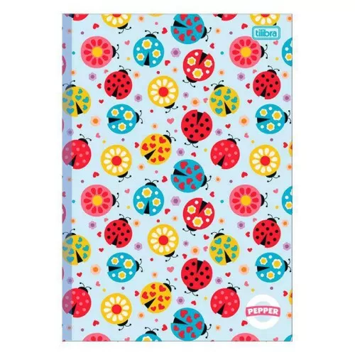 Caderno capa dura brochura pequeno 80 folhas Pepper misto Tilibra