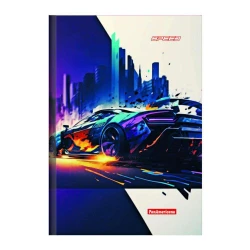 Caderno capa dura brochura pequeno 96 folhas Speed Car Panamericana