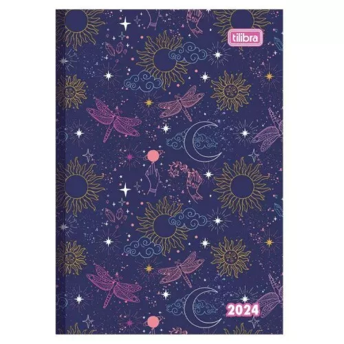 Caderno capa dura brochura pequeno 80 folhas Pepper misto Tilibra