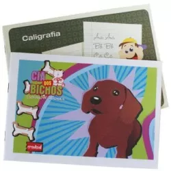 Caderno de caligrafia capa mole 40 folhas brochura Panamericana