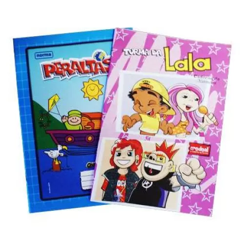 Caderno quadriculado pequeno 40 folhas 1,0cm Peraltas Norma