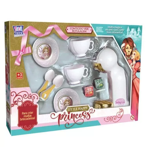 Cafeteira Little Happy Princess com acessórios Zuca Toys