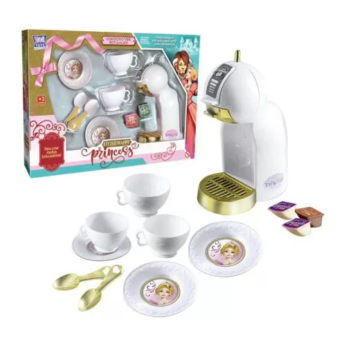 Cafeteira Little Happy Princess com acessórios Zuca Toys