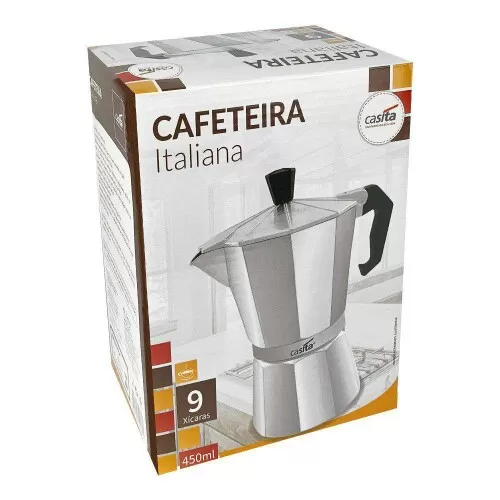 Cafeteira italiana alumínio 450ml Casita