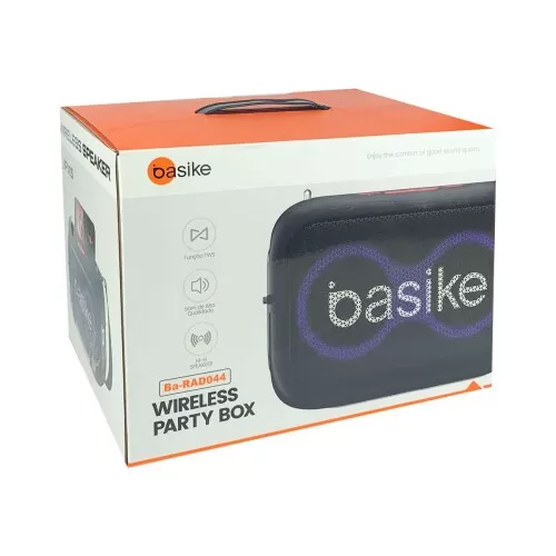 Caixa de som party box bluetooth Basike Inova