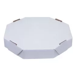 Caixa papel wtl pizza delivery branco 40x40x4cm Sant Paper