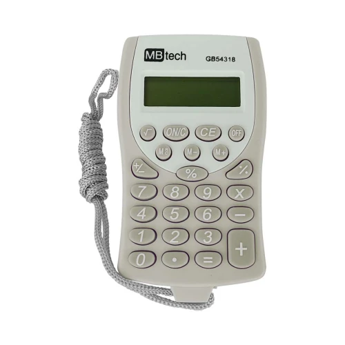 Calculadora de bolso com cordão GB54318 Mbtech