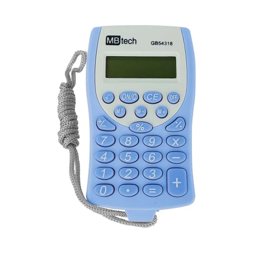 Calculadora de bolso com cordão GB54318 Mbtech