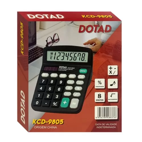 Calculadora grande 8 dígitos Dotad