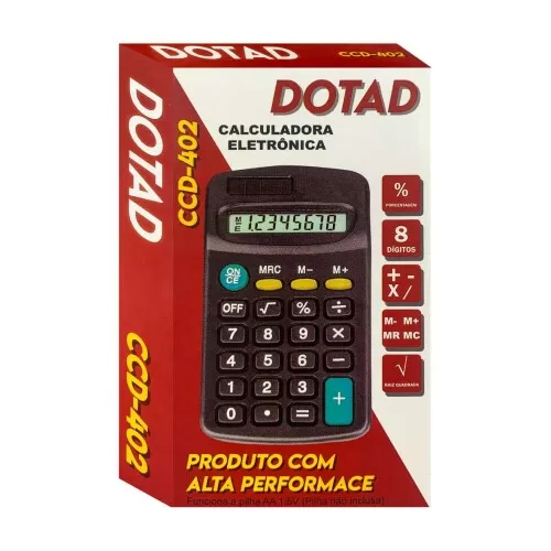 Calculadora pequena 8 dígitos Dotad