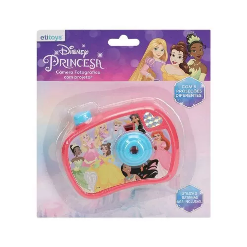 Camera fotográfica com projetor Princesas Disney Etitoys