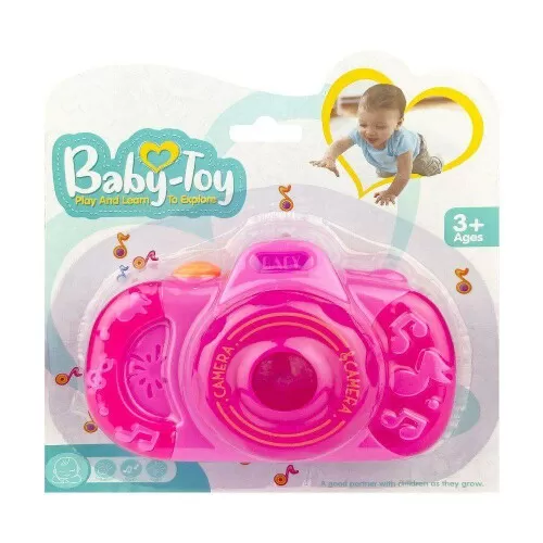 Câmera fotográfica músical Baby Toy Folia imports