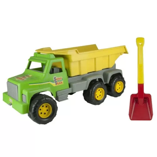 Caminhão caçamba Super Truck com pá 69cm Central La Ruedita