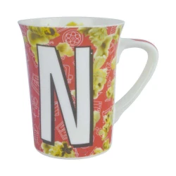 Caneca de cerâmica 340ml tulipa pipoca