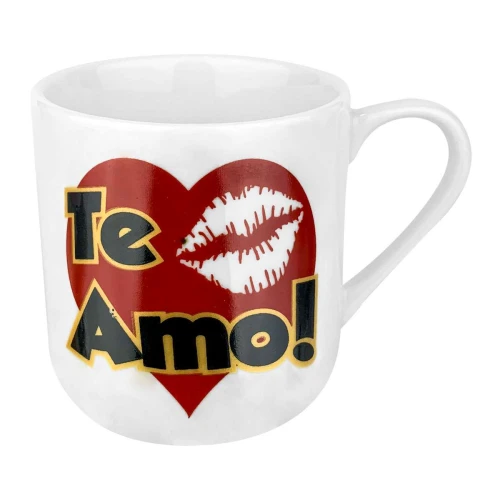 Caneca de porcelana 250ml decorada sortidas