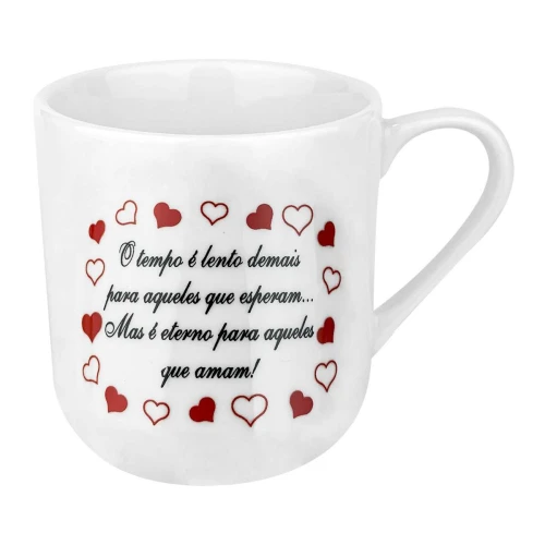 Caneca de porcelana 250ml decorada sortidas