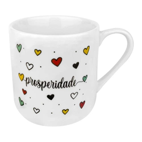 Caneca de porcelana 250ml decorada sortidas