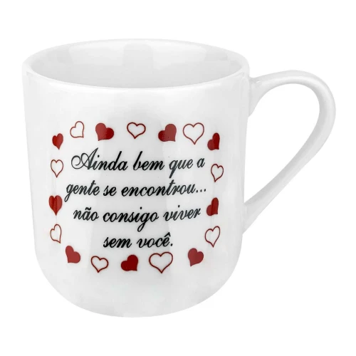 Caneca de porcelana 250ml decorada sortidas