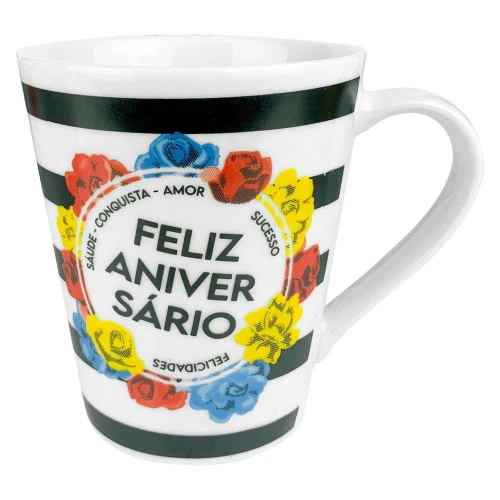 Caneca de porcelana 290ml aniversário