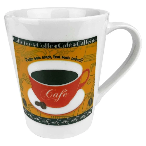 Caneca de porcelana 290ml café