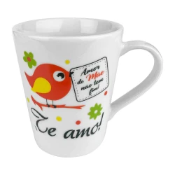 Caneca de porcelana 290ml mãe sortidas