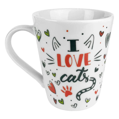 Caneca de porcelana 290ml pet faixa