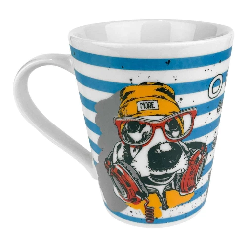 Caneca de porcelana 290ml pet faixa