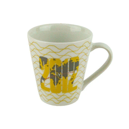 Caneca de porcelana 290ml tulipa decorada corinthians Allmix