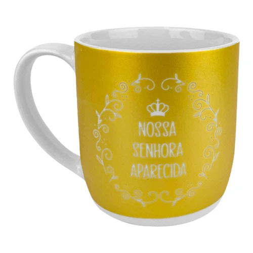 Caneca de porcelana 360ml nossa senhora allmix