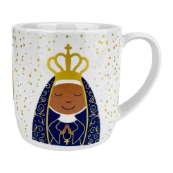 Caneca de porcelana 360ml nossa senhora allmix