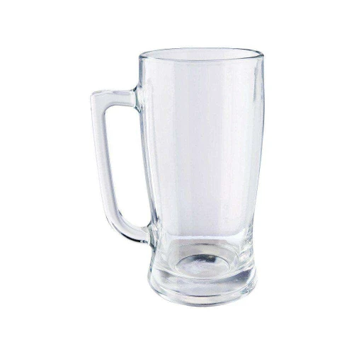 Caneca de vidro taberna para cerveja 340ml transparente nadir