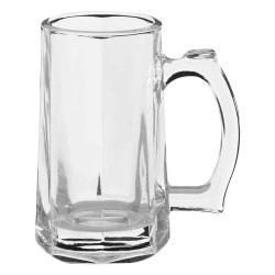 Caneco de vidro para chopp 02 peças 390ml yujing