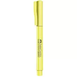 Caneta marca texto amarelo Faber Castell