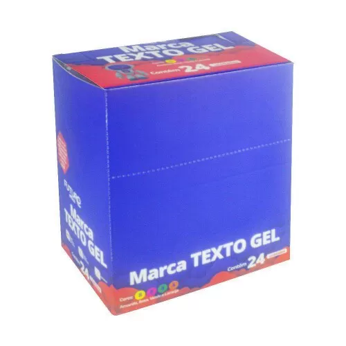 Caneta marca texto gel office cores sortidas amarelo/rosa/verde Futuro