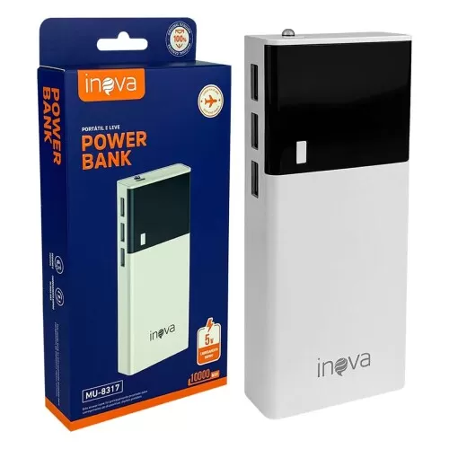 Carregador bateria Power Bank 10000MAH 5w Inova