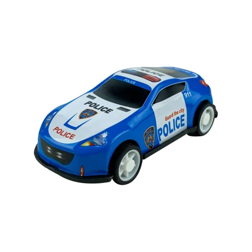 Carrinho de metal Racing com 6cm e 6 peças Balul